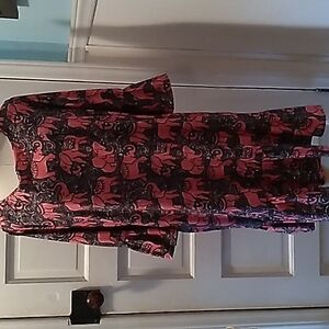 Simply Southern XL pink black 🐘 elephant 👗dress